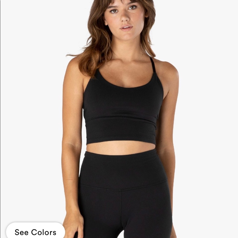 Beyond Yoga Supplex On The Strap Cropped Tank